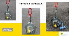 Pince de levage et de manutention pour panneaux