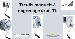 Treuil manuel à engrenage droit