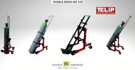 Diable ergonomique pour bouteilles 125 kg