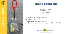 Pince à panneau PAP100